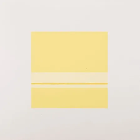 シルクスクリーン Calderara - Giallo