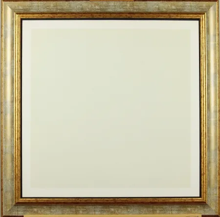 シルクスクリーン Calderara - Green monochrome