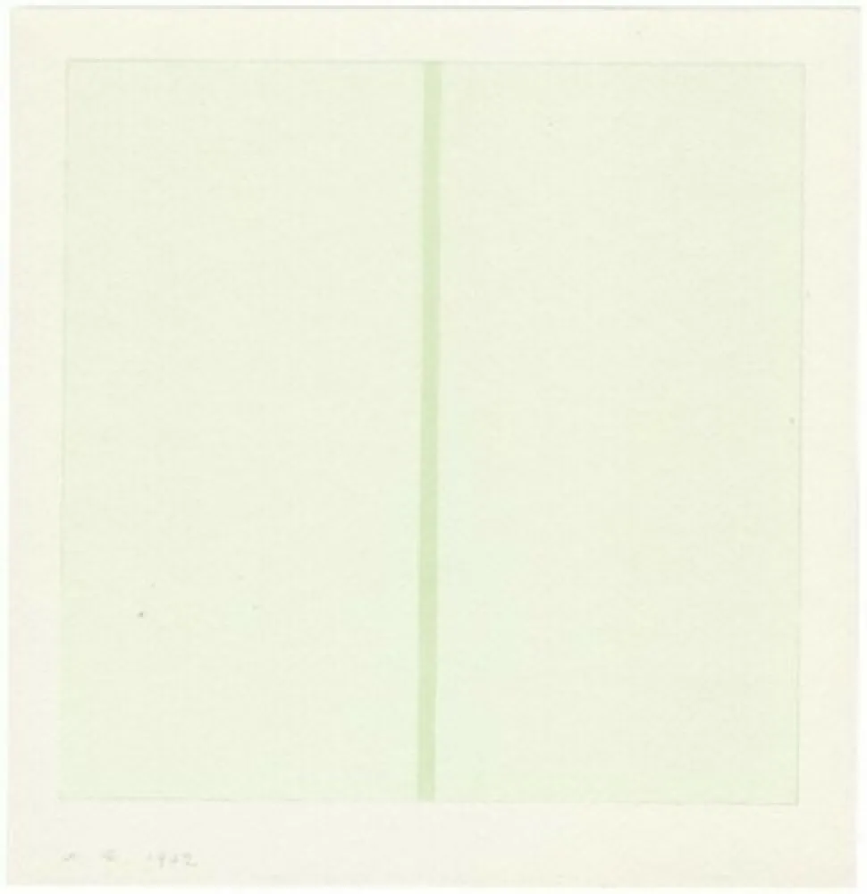 シルクスクリーン Calderara - Lens Fine Art - Tav. 1