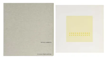 シルクスクリーン Calderara - Luce spazio immagine (Cartella di 8 serigrafie)