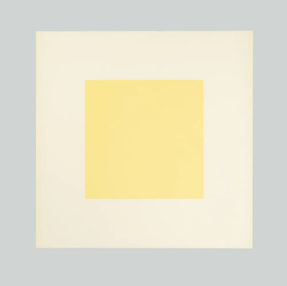 シルクスクリーン Calderara - Luce spazio immagine (Tav. 1)