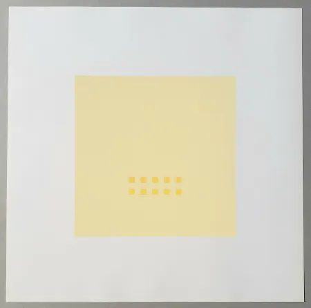 シルクスクリーン Calderara - Luce spazio immagine (Tav. 4)