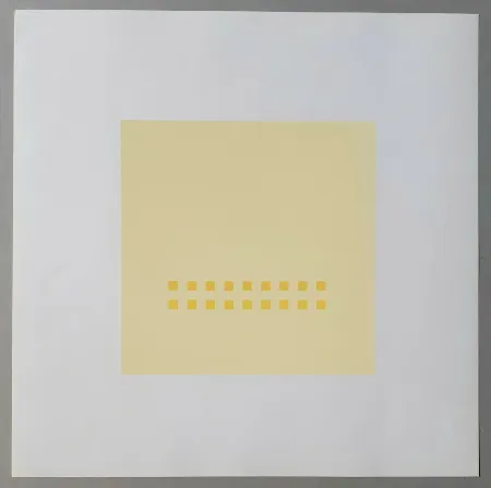 シルクスクリーン Calderara - Luce spazio immagine (Tav. 5)