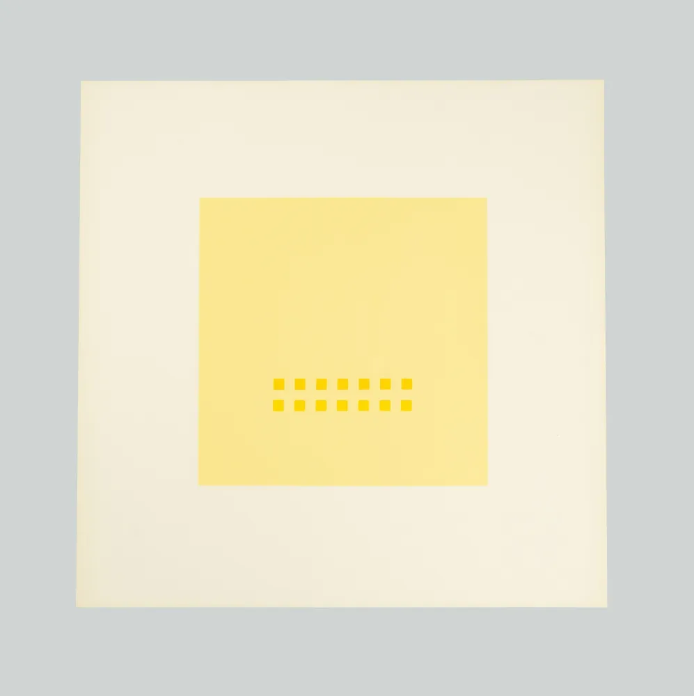 シルクスクリーン Calderara - Luce spazio immagine (Tav. 6)