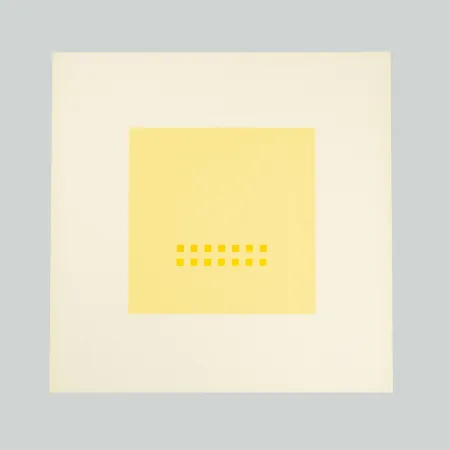 シルクスクリーン Calderara - Luce spazio immagine (Tav. 6)