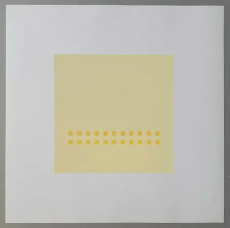 シルクスクリーン Calderara - Luce spazio immagine (Tav. 7)