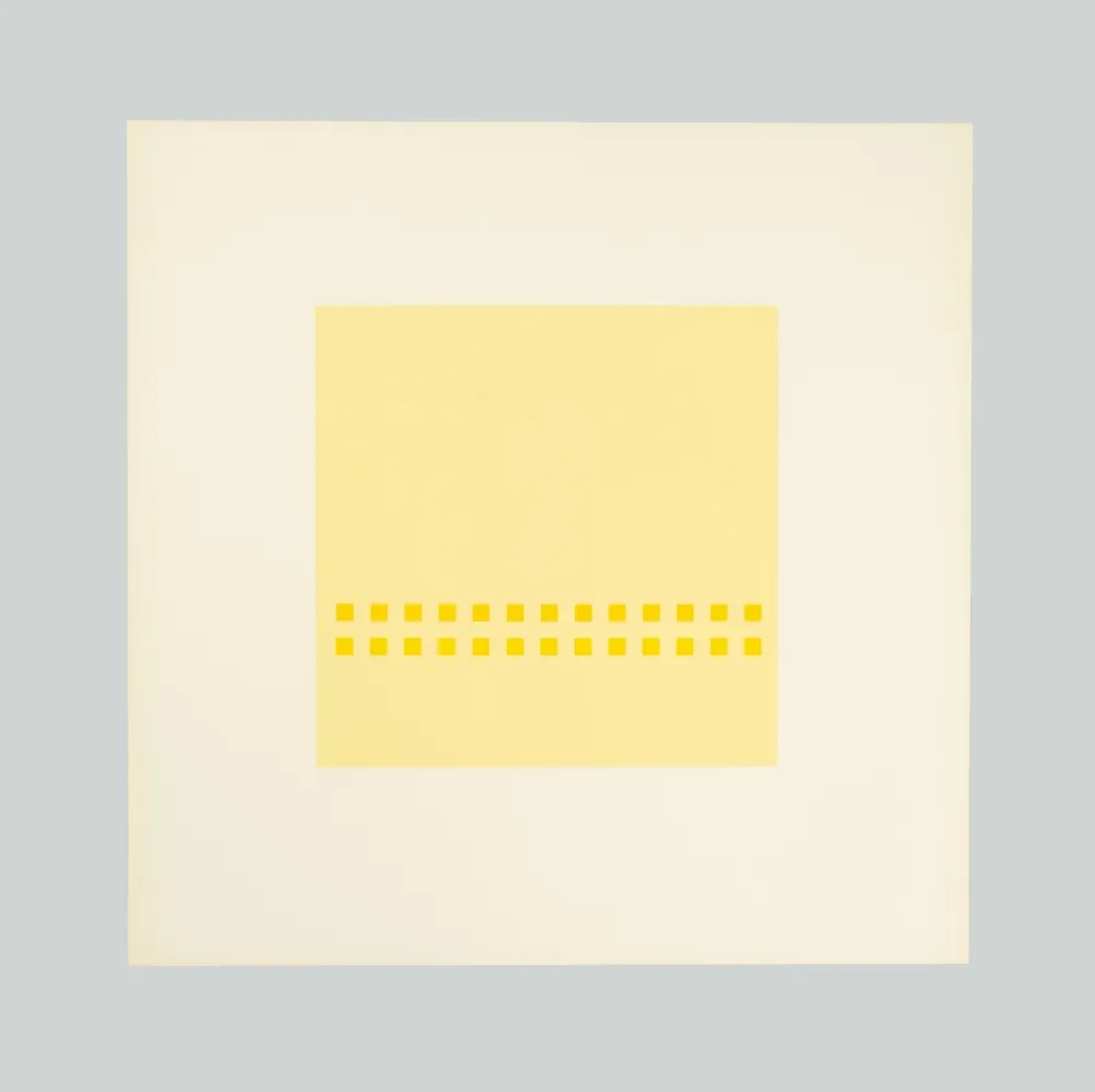 シルクスクリーン Calderara - Luce spazio immagine (Tav. 8)