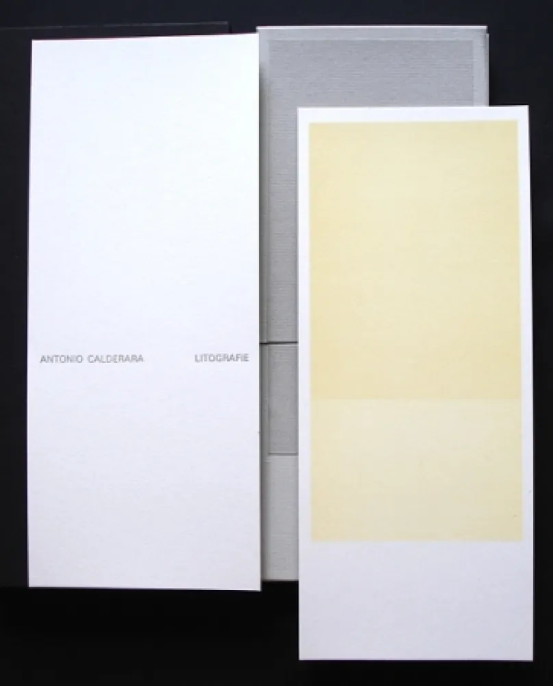 挿絵入り本 Calderara - Misura Colore Luce