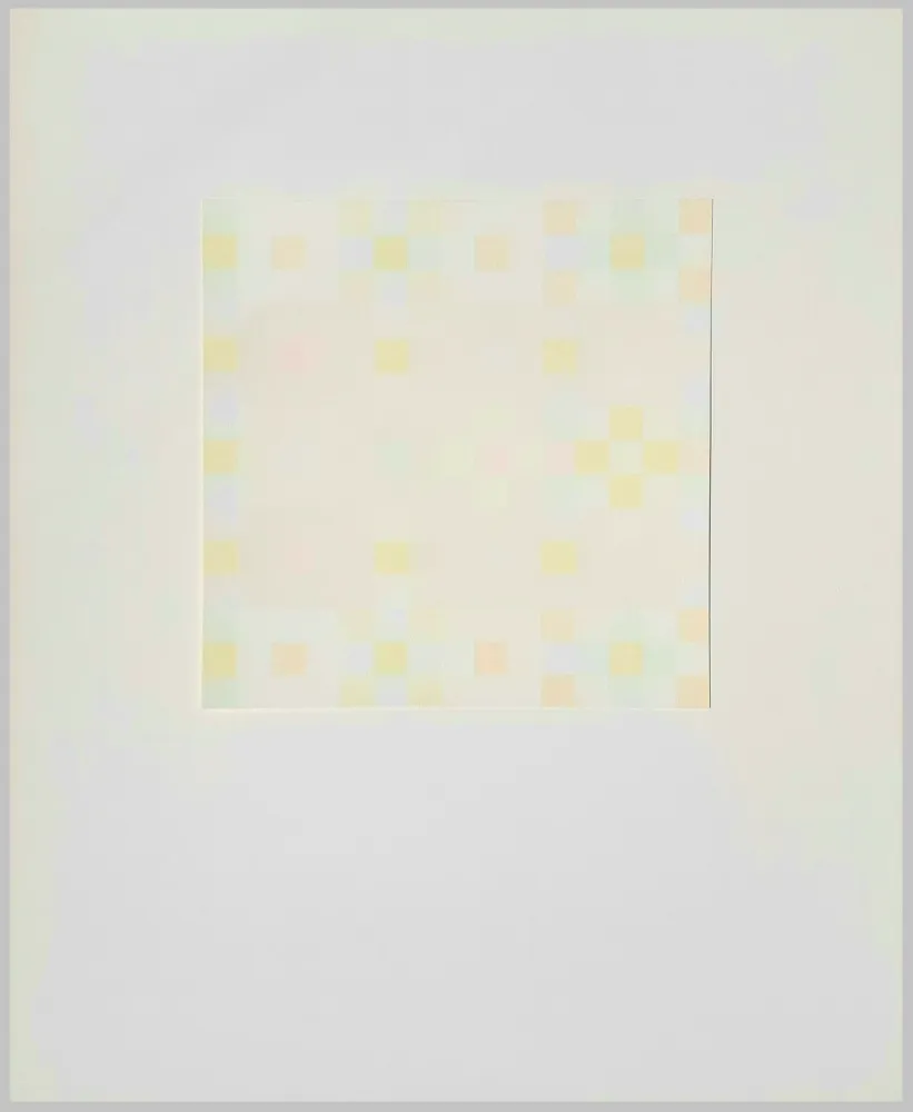 シルクスクリーン Calderara - Momenti no.2