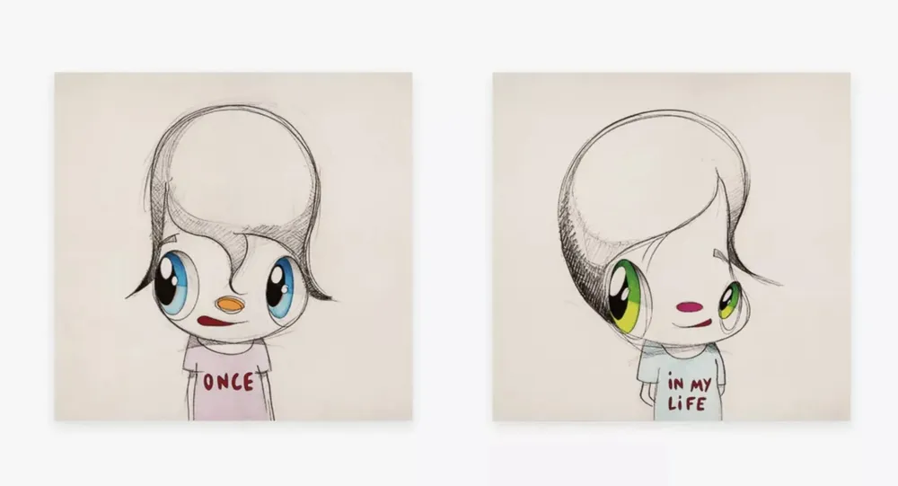 多数の Calleja - Once in my life (diptych)