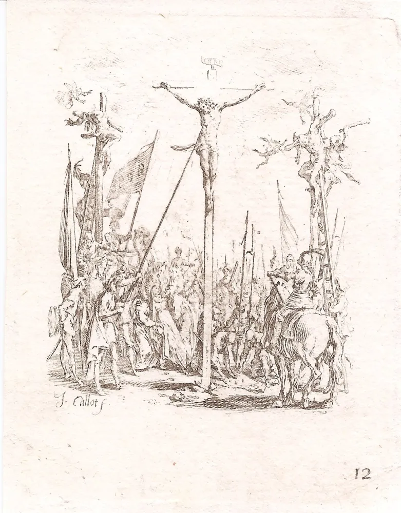 彫版 Callot - La petite passion (The Small Passion, complete set of 12 etchings)