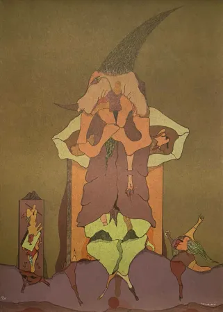 リトグラフ Camacho  - Cenizas