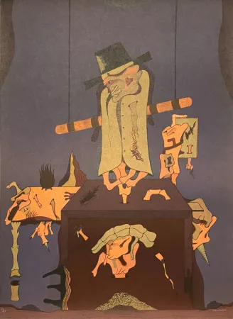 リトグラフ Camacho  - Cenizas