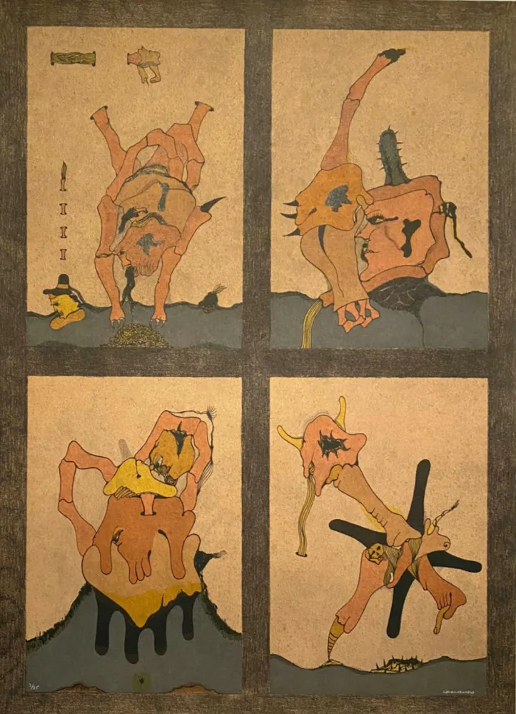 リトグラフ Camacho  - Cenizas