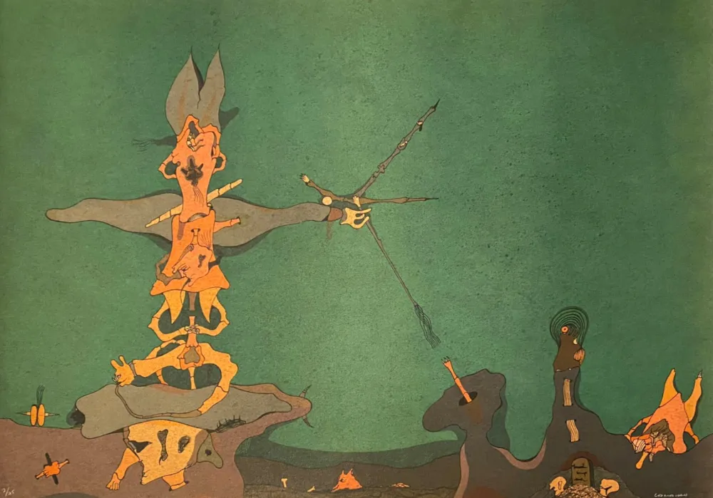 リトグラフ Camacho  - Cenizas