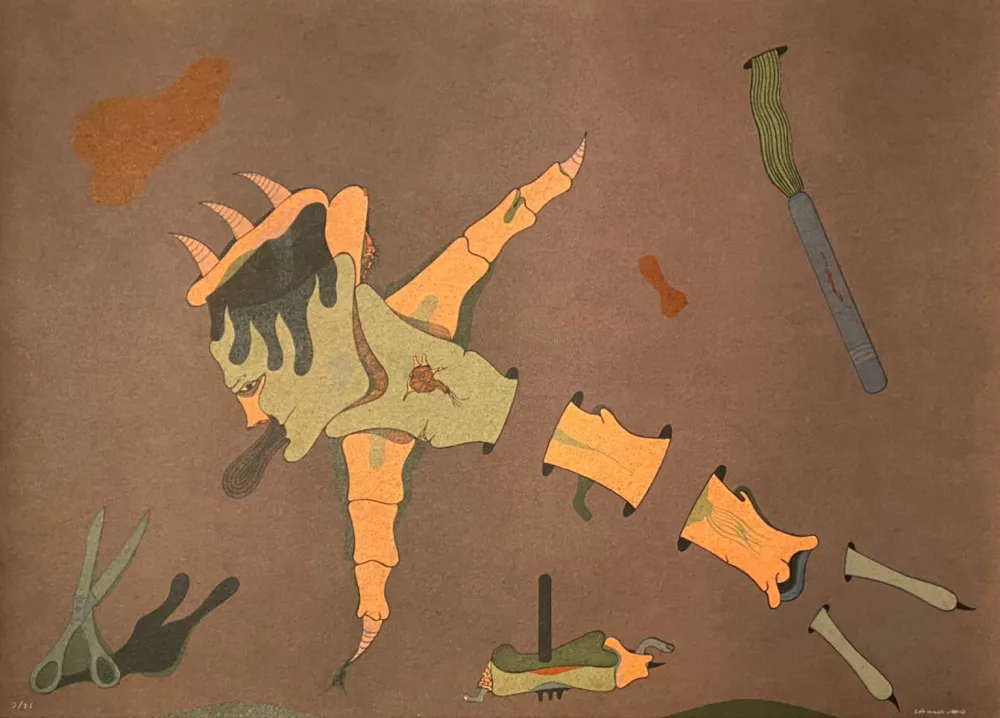 リトグラフ Camacho  - Cenizas