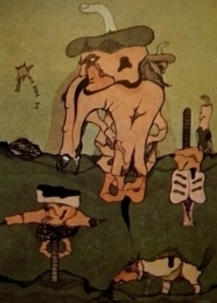 リトグラフ Camacho  - Cezinas 1