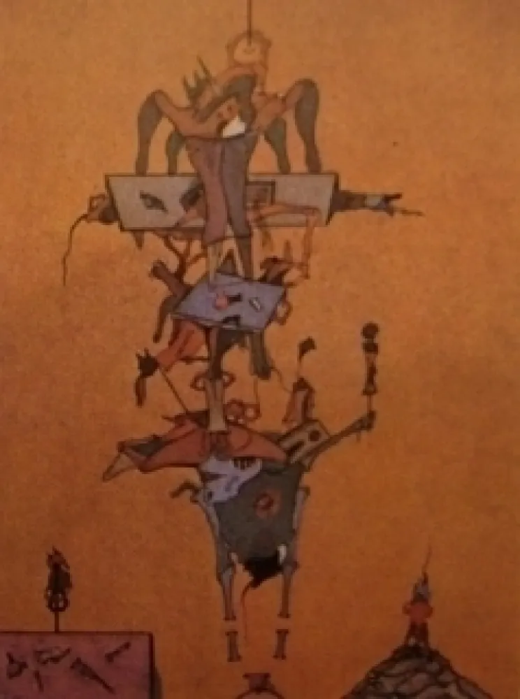 リトグラフ Camacho  - Cezinas 2