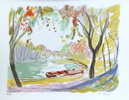 リトグラフ Camoin - Lithographie sur vélin, numérotées et signée