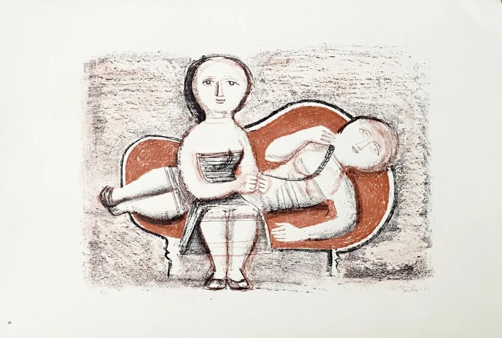 リトグラフ Campigli (After) - Il Divano