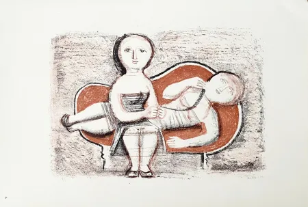 リトグラフ Campigli (After) - Il Divano