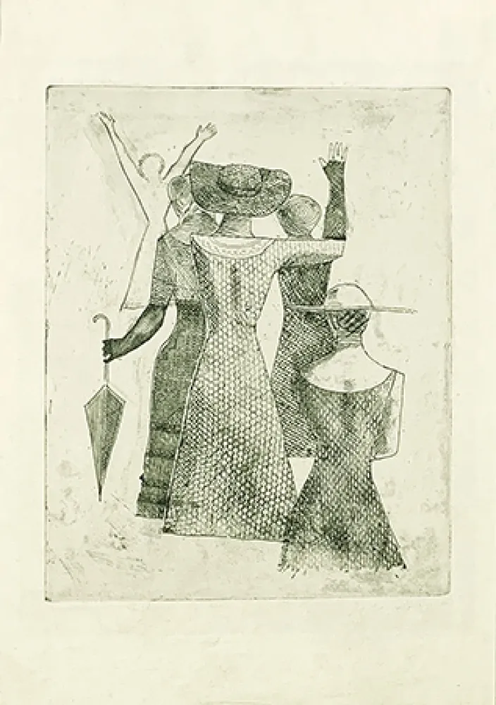 彫版 Campigli - L'incontro