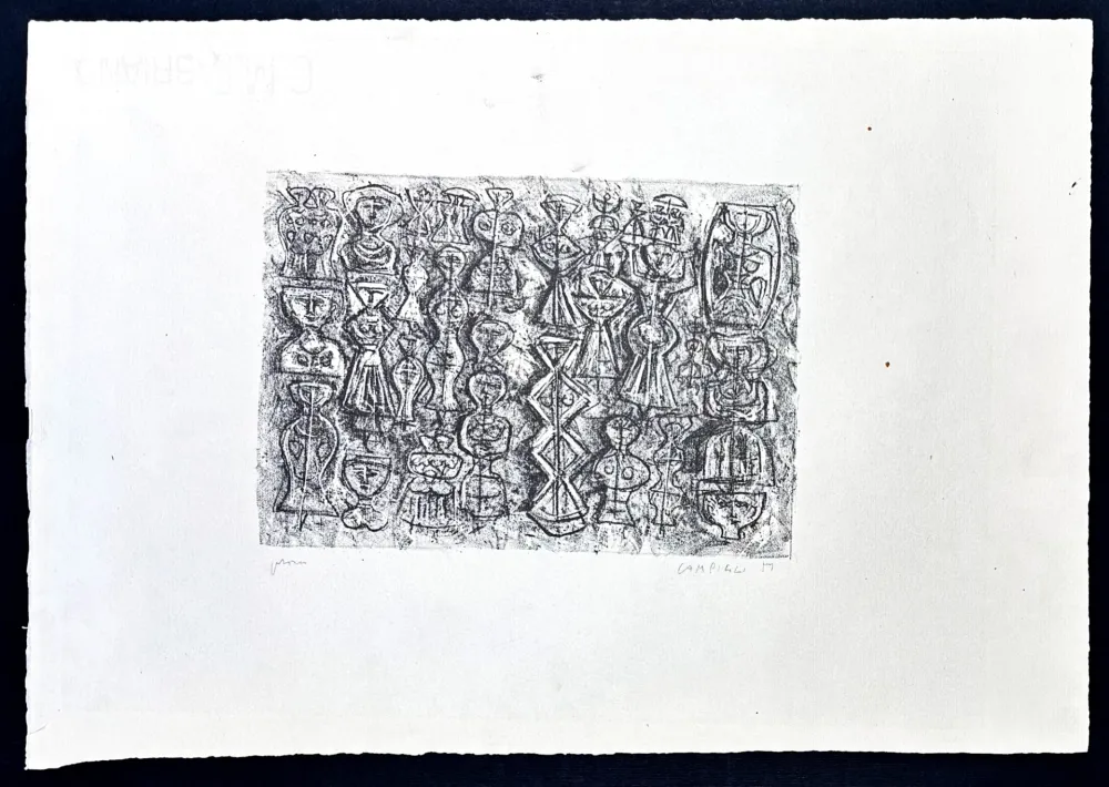 リトグラフ Campigli - Massimo Campigli (1895–1971) – Follia di donne – Lithograph on Fabriano paper – 1959