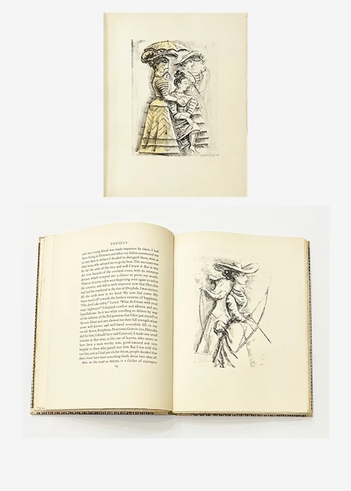 挿絵入り本 Campigli - Theseus