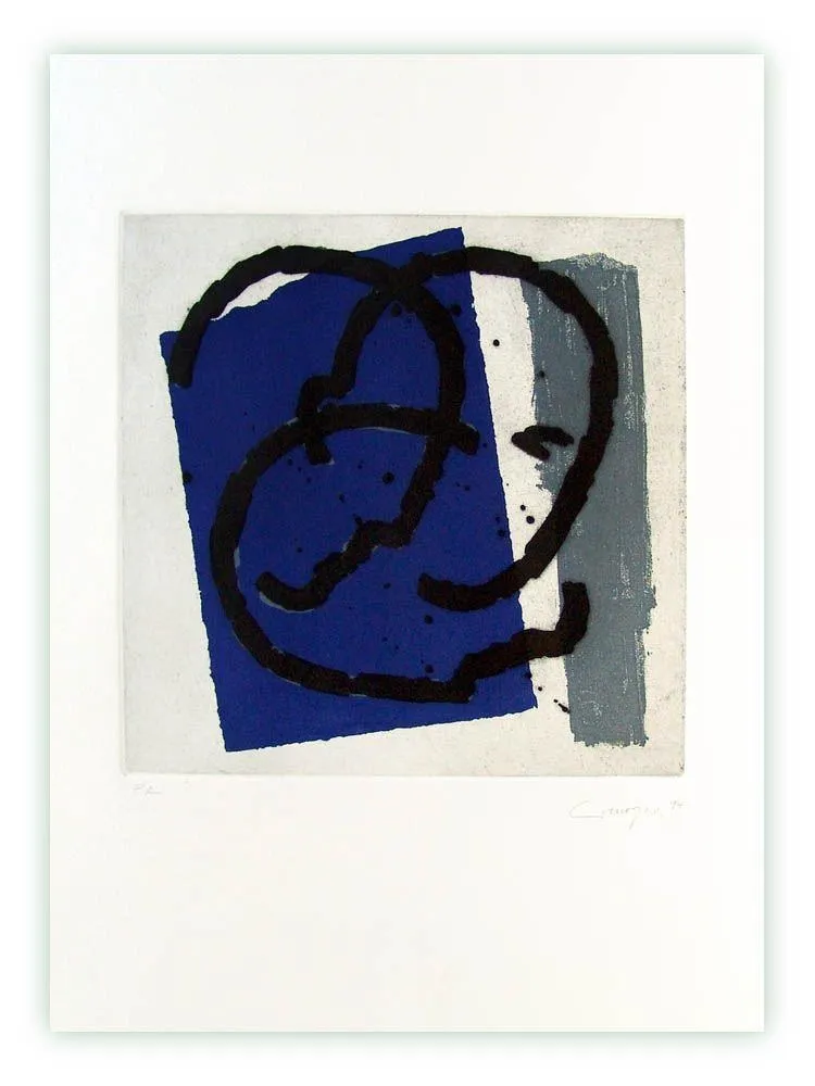 彫版 Canogar - Nocturno chileno