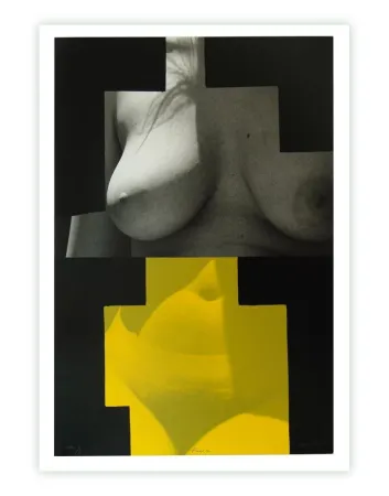 シルクスクリーン Canogar - Puerta