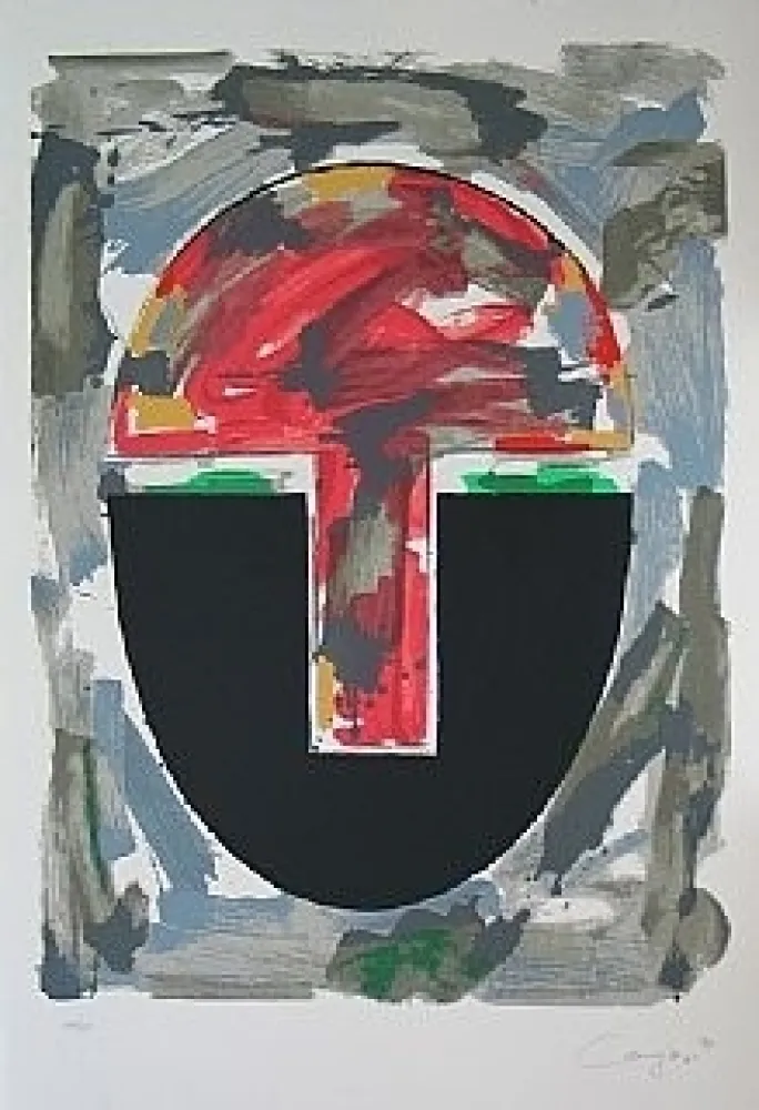 シルクスクリーン Canogar - Sans titre