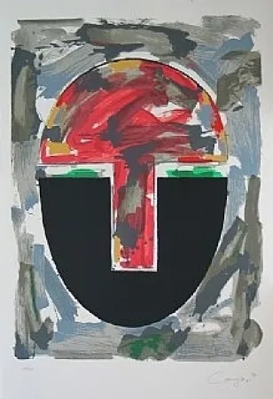 シルクスクリーン Canogar - Sans titre