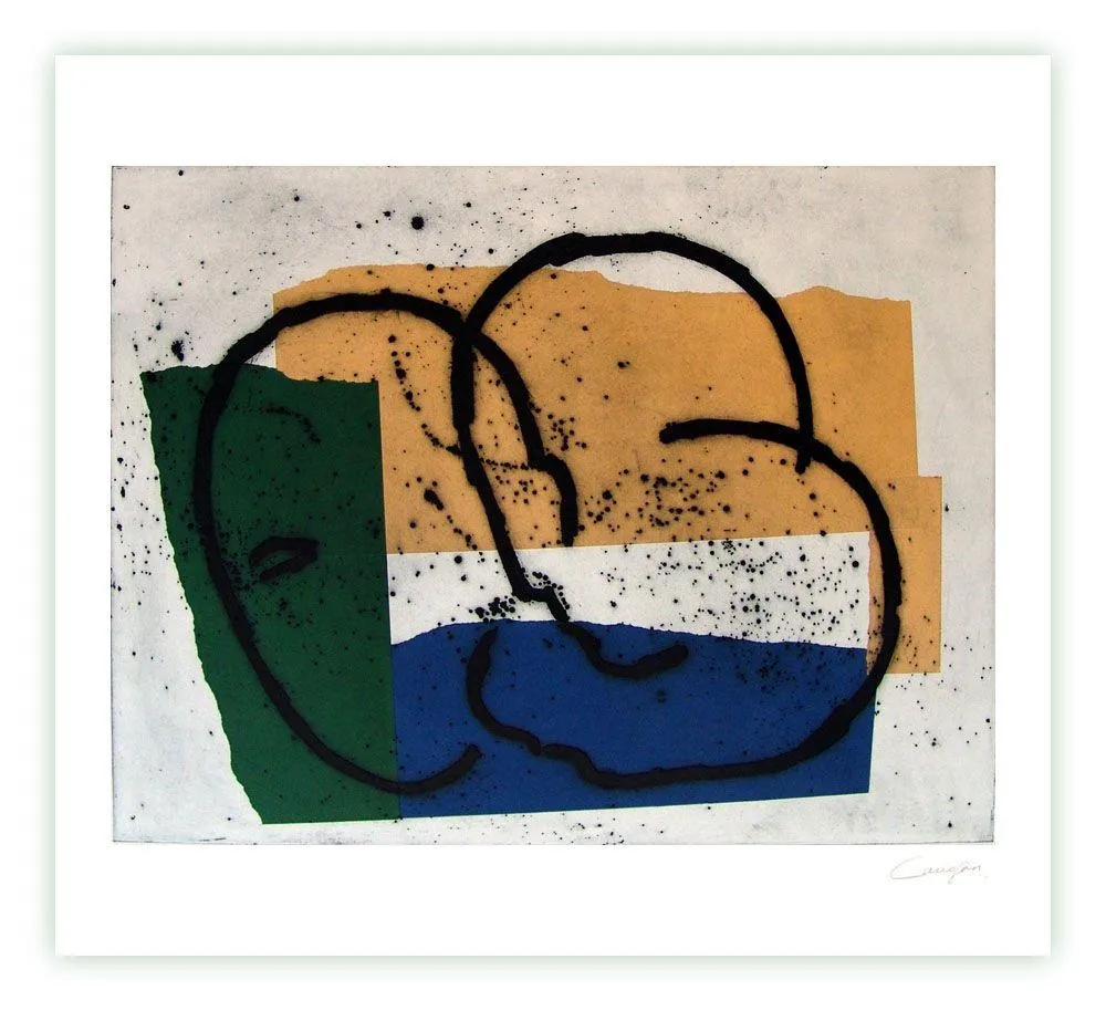 彫版 Canogar - Serie constructivista n-7-90