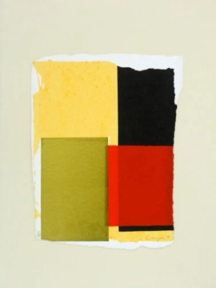 シルクスクリーン Canogar - Sin Titulo