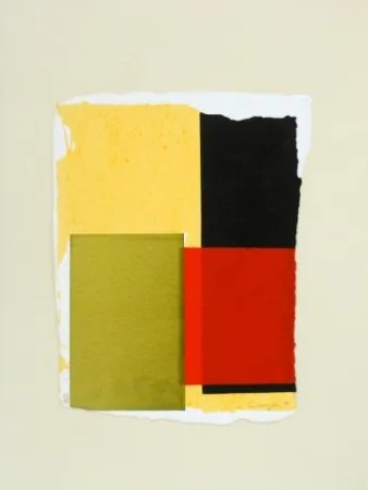 シルクスクリーン Canogar - Sin Titulo