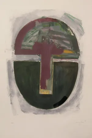 リトグラフ Canogar - UNTITLED