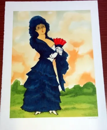 エッチング Cantatore - La spagnola