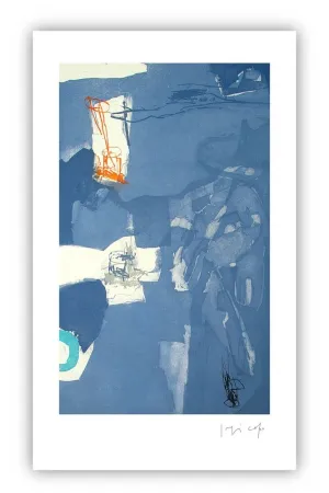 彫版 Capa - Vertical blue