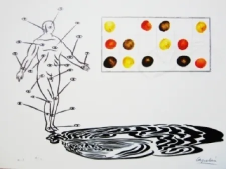 リトグラフ Capelan - Sans titre