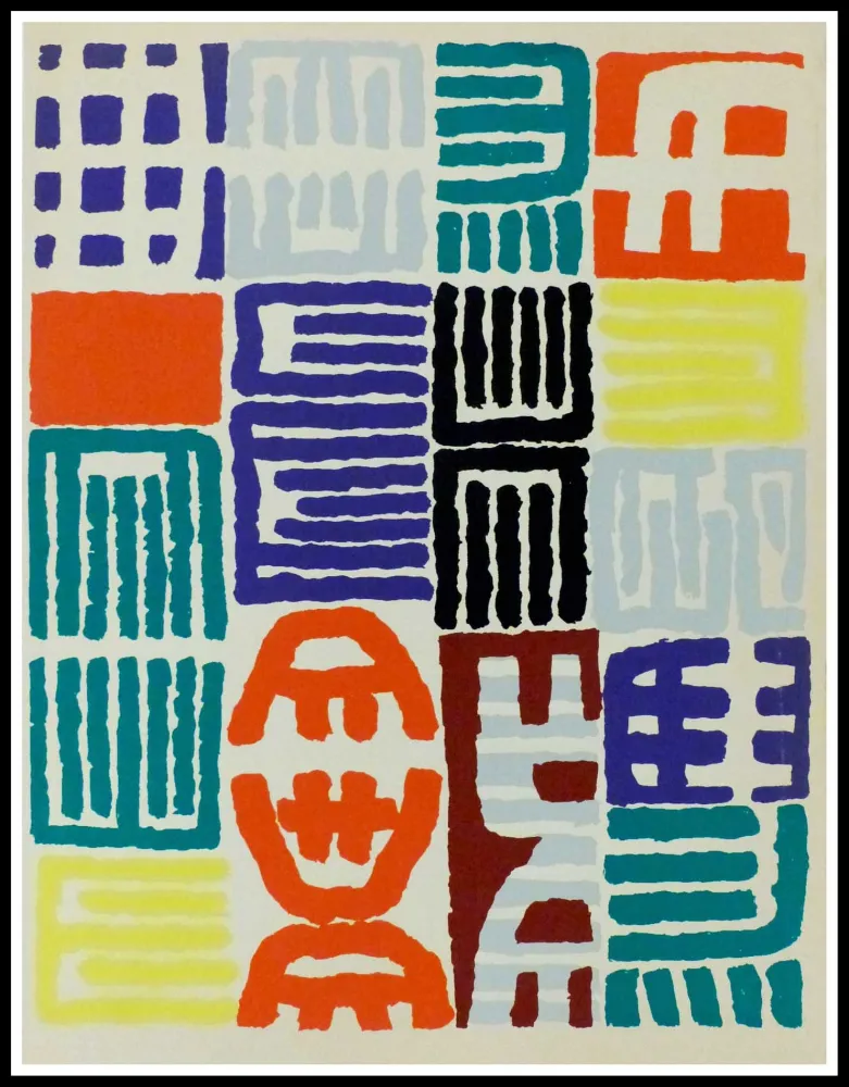 ステンシル Capogrossi - COMPOSITION 