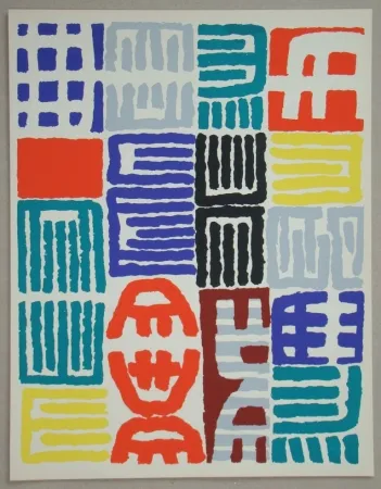 ステンシル Capogrossi - Composition