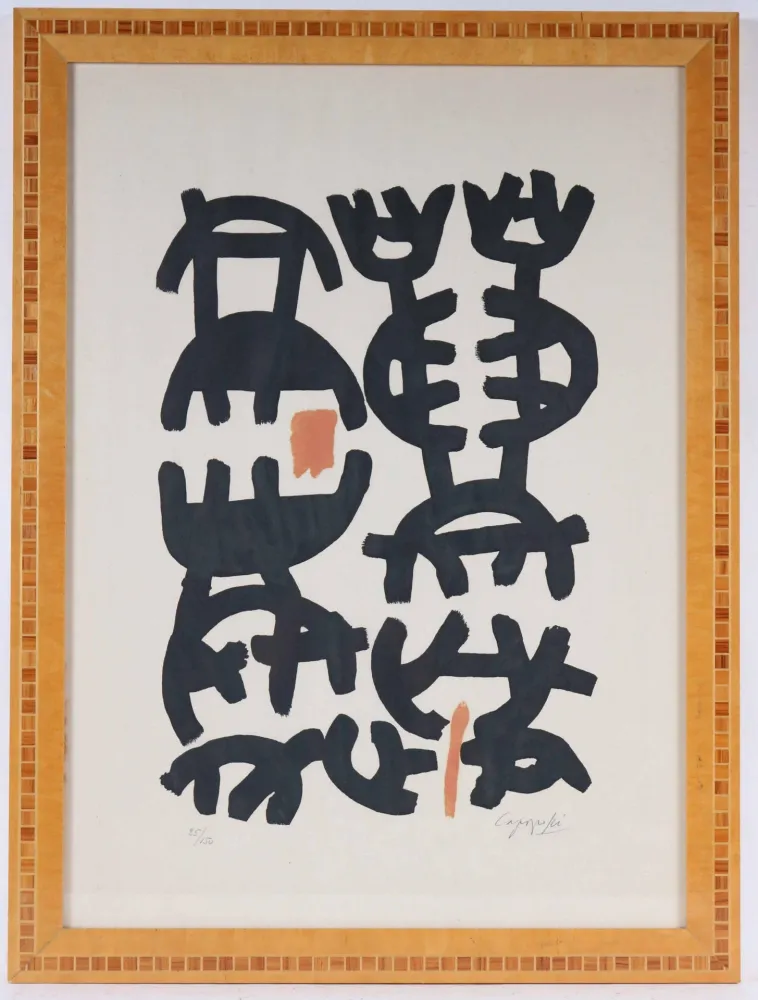 リトグラフ Capogrossi - Composizione