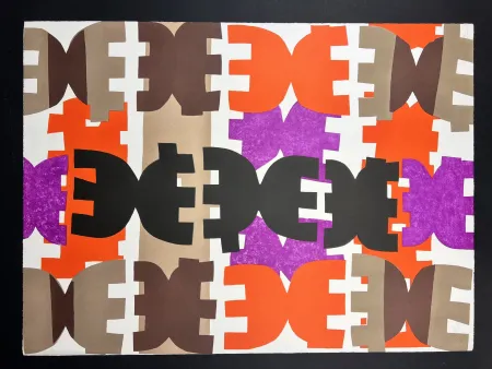 リトグラフ Capogrossi - Composizione