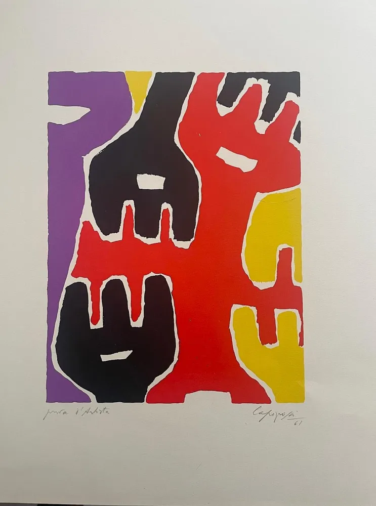 リトグラフ Capogrossi - Composizione per XX Siecle