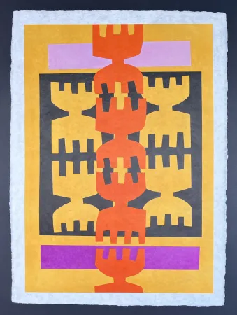 リトグラフ Capogrossi - Giuseppe Capogrossi (1900-1972) - Lithograph on Japanese paper - 1970