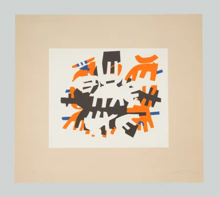 リトグラフ Capogrossi - Opale