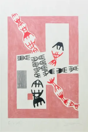 リトグラフ Capogrossi - Opale 7