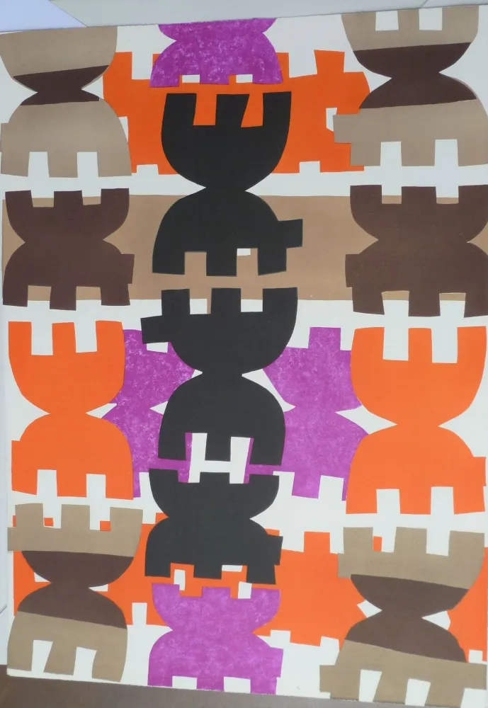 リトグラフ Capogrossi - Quarzo 1