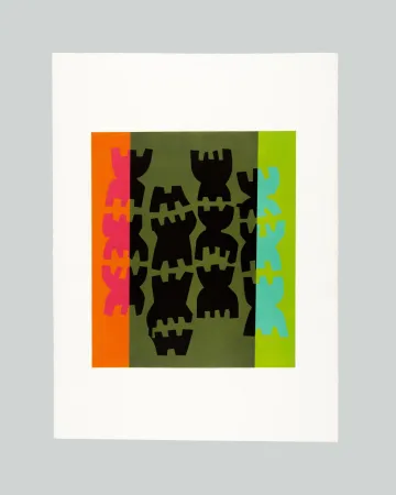 リトグラフ Capogrossi - Quarzo 10