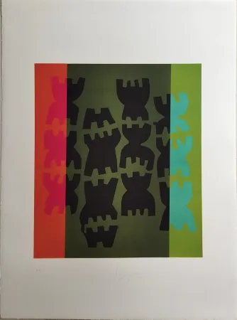 リトグラフ Capogrossi - Quarzo 10